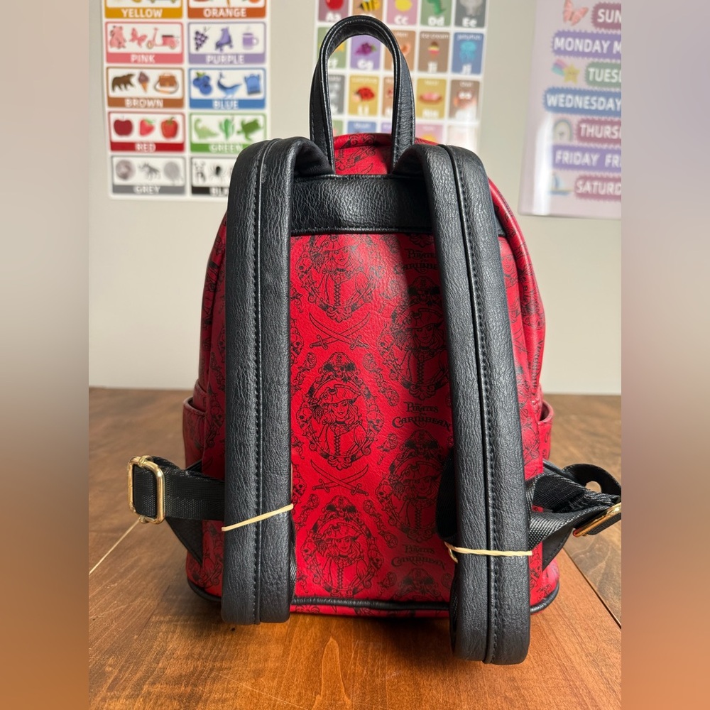 Disney park’s Pirates of the Caribbean Loungefly mini backpack - Picture 4 of 12
